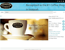 Tablet Screenshot of issaquahcoffee.com